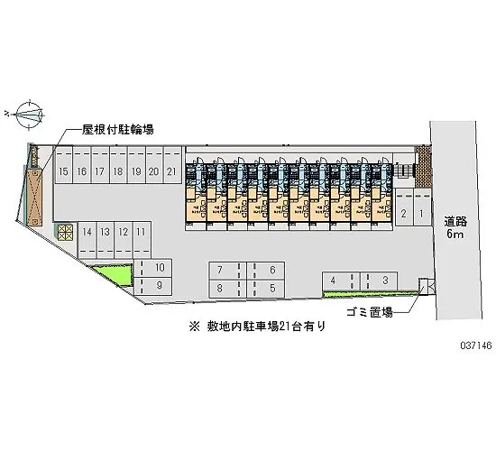 行橋市西宮市１丁目 月極駐車場